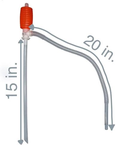 2 عبوة من مضخة سيفون لنقل الوقود اليدوية من بروفونسينت؛ مضخة سيفون قياسية لجزازة العشب وزيت اليد والبنزين وضخ البنزين in Kuwait