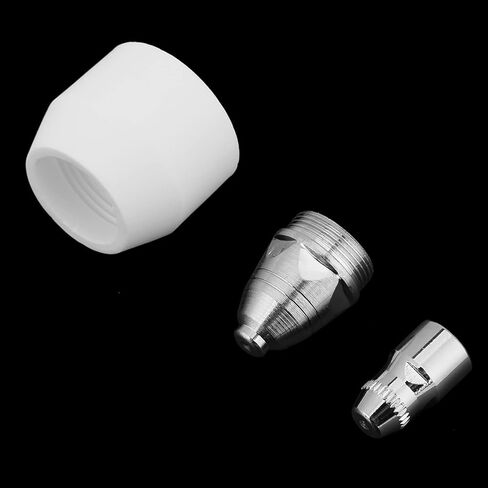 Plasma Cutting Electrodes, Durable Copper Ceramics, Long-Lasting Efficiency, Electrode Cups, 25pcs Set, Heat Resistant, for P80 Plasma Cutter Torch, Professional Metal Fabricators, in Saudi Arabia