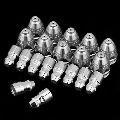 Plasma Cutting Electrodes, Durable Copper Ceramics, Long-Lasting Efficiency, Electrode Cups, 25pcs Set, Heat Resistant, for P80 Plasma Cutter Torch, Professional Metal Fabricators, in Saudi Arabia