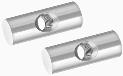 Barrel nut, 10pcs Bolts Cylindrical Pin Dowel Wood Furniture Embedded Locking Long Nut(M5x16 OD(8mm)) in Saudi Arabia