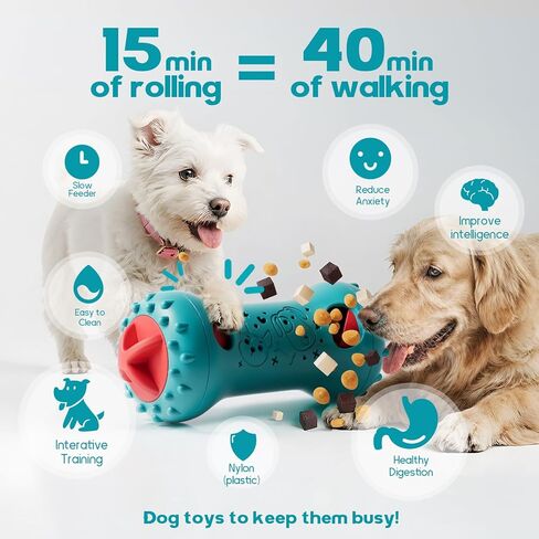 ألعاب ألغاز الكلب المتماسكة ، لغز علاج تفاعلي لتدريب الذكاء والإثراء العقلي ، ألعاب الكلب الصغيرة المتوسطة الكبيرة لتحفيز الدماغ ، وأفضل هدايا التغذية البطيئة للجرو in Kuwait