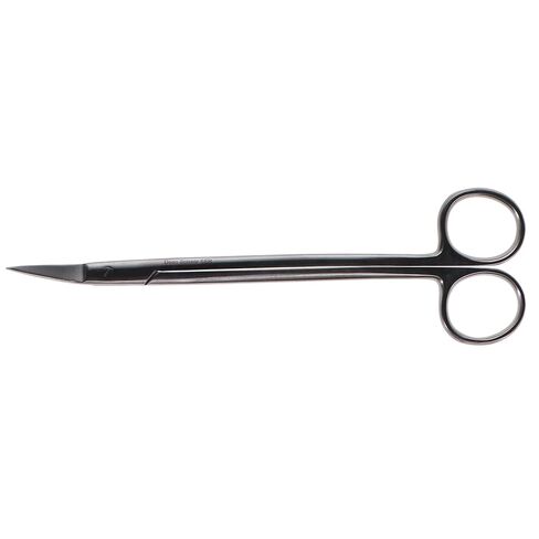 300206 HSB Dean Dental Scissors 7" Serrated Angled in Saudi Arabia