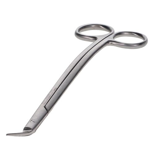 300206 HSB Dean Dental Scissors 7" Serrated Angled in Saudi Arabia