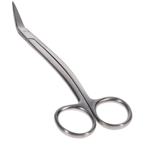 300206 HSB Dean Dental Scissors 7" Serrated Angled in Saudi Arabia
