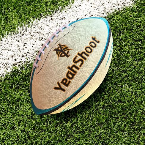 Glow in The Dark American Football-Size 9 with Premium Fluorescent Glow, 100% Brighter at Night, Luminous Cool Perfect Outdoor Gift for Teens, Adults & Rugby Enthusiasts in Saudi Arabia