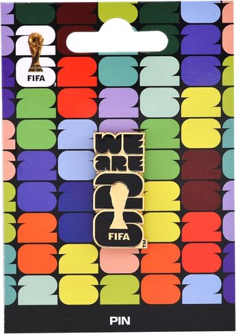 Official FIFA World Cup 2026 “We Are 26" Enamel Pin – 1.5" Black & Gold Lapel Badge – Premium Zinc Alloy Collector’s Souvenir – 2D Lacquer Emblem for Hats, Jackets, Backpacks & Lanyards in Kuwait