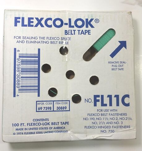 1 Box of FLEXCO - 30889 - FL11C FLEXCO-LOK Tape - Factory New! in Kuwait