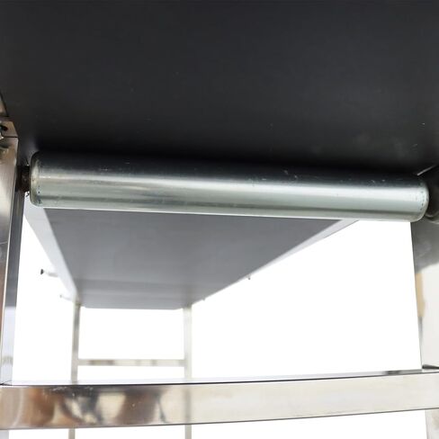 177inch(4.5m) Belt Conveyor - 15.7inch Width, 110V 370W Motor, 4-18m/min Adjustable Speed, Black PVC Belt, Stainless Steel Frame for Production Lines in Kuwait