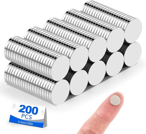 500 Pack Small Magnets, 5x1mm Refrigerator Magnets Rare Earth Magnets Neodymium Magnets for Crafts, Whiteboard, Kitchen Cabinet in Saudi Arabia