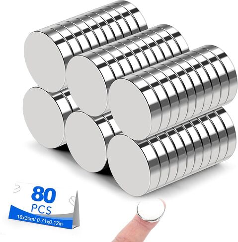 500 Pack Small Magnets, 5x1mm Refrigerator Magnets Rare Earth Magnets Neodymium Magnets for Crafts, Whiteboard, Kitchen Cabinet in Saudi Arabia