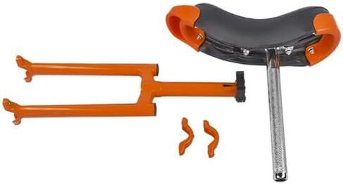 Height Adjustable Unicycle, 16 Inch Wheel Monocycle for Balance Exercise, Easy Assembly Singe Wheel Cycle for Circus Performance, Outdoor Fitness (Orange) in Saudi Arabia