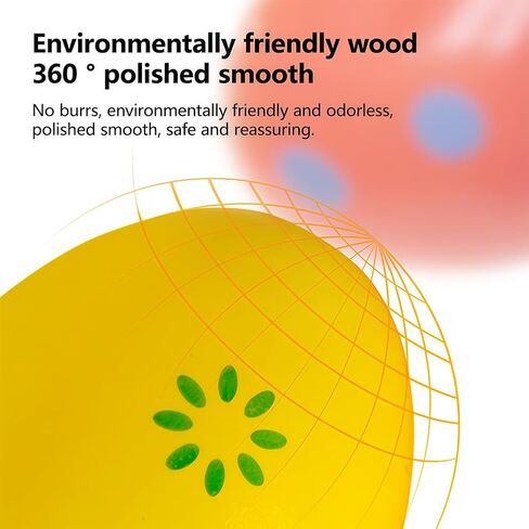 6Pcs Egg Shakers Musical Wooden Egg Hand Musical Maracas Percussion Instruments in Saudi Arabia