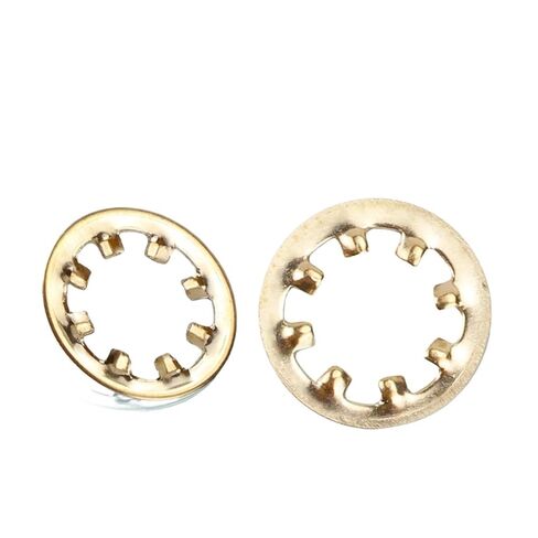 20-50pcs Brass Internal Tooth Star Lock Washer M3 M4 M6 M8 M10 Copper Serrated Gasket(M8 50pcs) in Saudi Arabia