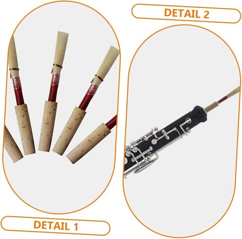 BESPORTBLE 2pcs Beginner Oboe Soft Natural Oboe Wind Instrument Accessory Replacement in Saudi Arabia
