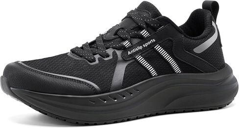 Men's Wide Toe Box Non-Slip Work Shoes Slip Resistant Kitchen Sneakers Lightweight Breathable Chef Restaurant Food Service Shoes in Saudi Arabia