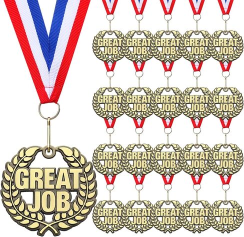 Kenning 2'' Gold Award Medals Bulk Winner Medals with Neck Ribbons Metal Trophy Award Prize Gift for Tournaments Participation Competitions Party in Saudi Arabia