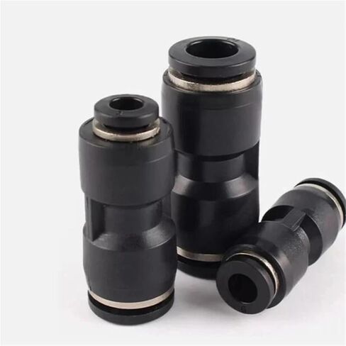 2~50Pcs Pneumatic Push In Fittings 4/6/8/10/12mm Straight PG Connectors For Air Water Hose Tube Quick Pneumatic Connector(PG8-6,20Pcs) in Saudi Arabia