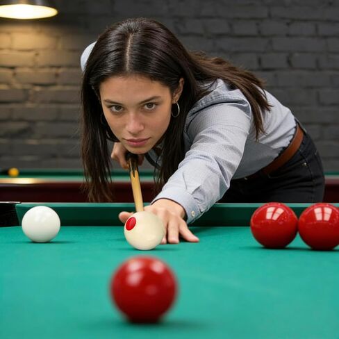 2-1/8" Regulation Bumper Pool Balls Set, Durable Polyester Resin Billiard Ball Set of 10 for Bumper Pool Table – Red/White Balls with Spotted Markers, Precision Balanced Replacement Ball in Kuwait