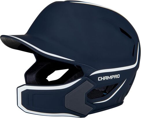 Champro HXE Two-Tone Matte Baseball Batting Helmet with Jaw Guard in Saudi Arabia