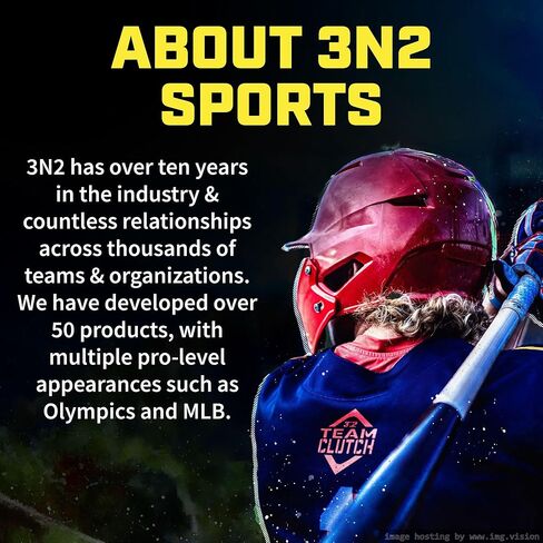3N2 Pro Clutch Baseball Helmet - Ventilated High-Impact Shell, Moisture-Wicking Padding - Matte (Black, Red, Navy, Blue or White) - Youth in Saudi Arabia