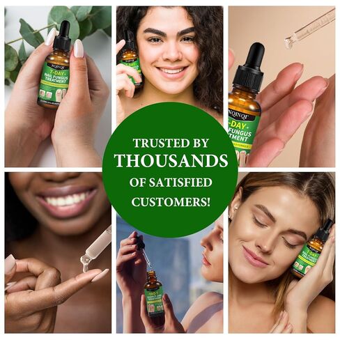 7 Days Nail Fungus Treatment Extra Strength, Toe Nail Growth Oil, Ginger Nail Growth Serum, Foot Toenail Serum for Brittle Thin Damaged Nails Strengther and Growth, Repairs Cuticles - 2 Pcs 1 Pack in Saudi Arabia
