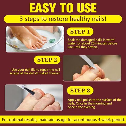 Toenail Fungus Treatment Extra Strength, Nail Fungus Treatment for Yellow, Thick, Discolored, Broken Nails, Ultimate Fungal Nail Repair, Make Nails Look Healthier Stronger, 2 Bottles in Saudi Arabia