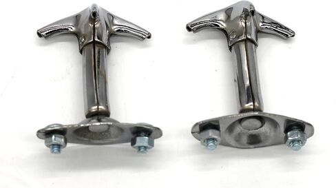Hood Latch Hook Set (2) Chrome Steel Compatible with Daihatsu F20 in Saudi Arabia