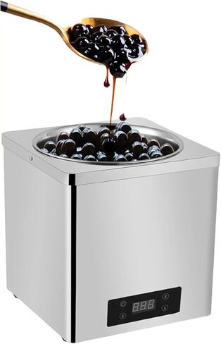 3L/7L Commercial Tapioca Pearl Cooker, Pearl Tapioca Insulation Pot, Temperature Control Range 30-100℃, for Catering and Milk Tea Shop in Saudi Arabia