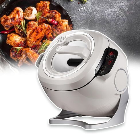 360-Degress Commercial Food Processor - Drum Type with 3D Heating, Adjustable 3 Gear Power, Great for Home and Restaurant Use, Efficient Food Preparation in Saudi Arabia