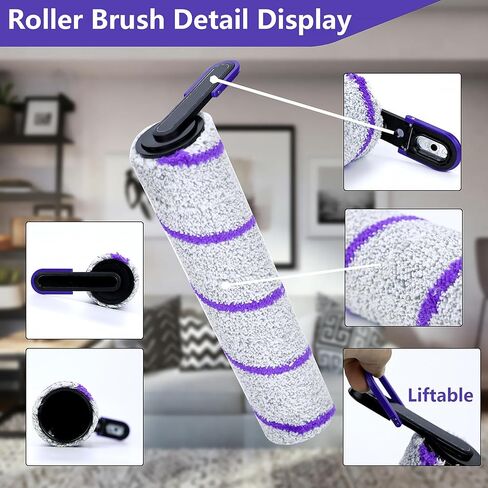 S20 Pro Replacement Accessories Compatible with Narwal S20 Pro Wet Dry Vacuum Cleaner (3 Brush Rollers & 6 HEPA Filters) in Saudi Arabia