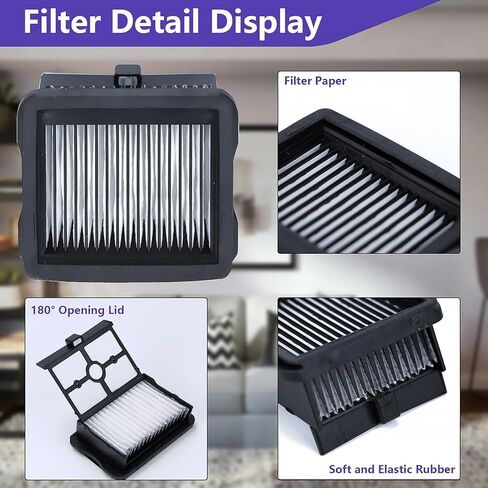 S20 Pro Replacement Accessories Compatible with Narwal S20 Pro Wet Dry Vacuum Cleaner (3 Brush Rollers & 6 HEPA Filters) in Saudi Arabia