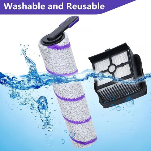 S20 Pro Replacement Accessories Compatible with Narwal S20 Pro Wet Dry Vacuum Cleaner (3 Brush Rollers & 6 HEPA Filters) in Saudi Arabia