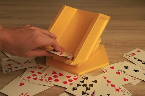 Manual 4 Deck Rotating Revolving Playing Card Tray, Card Holder in Saudi Arabia