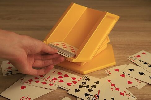 Manual 4 Deck Rotating Revolving Playing Card Tray, Card Holder in Saudi Arabia
