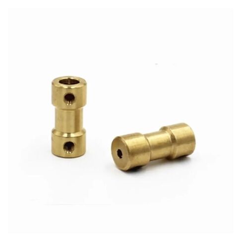 1PC Brass Rigid Motor Shaft Coupling Coupler Motor Transmission Connector(2mm to 3mm) in Saudi Arabia