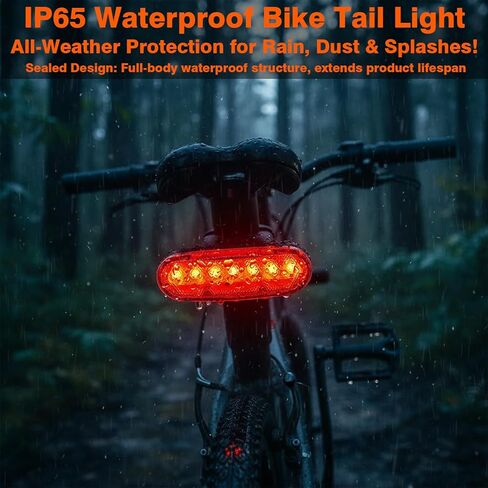 أضواء خلفية ذكية للدراجة مع ضوء انعطاف مقاوم للماء IP65 | Luz para Bicicleta USB قابلة للشحن فائقة السطوع للسلامة والتحذير ضد السرقة وأجهزة إنذار للدراجات الضوء الخلفي للدراجة in Kuwait