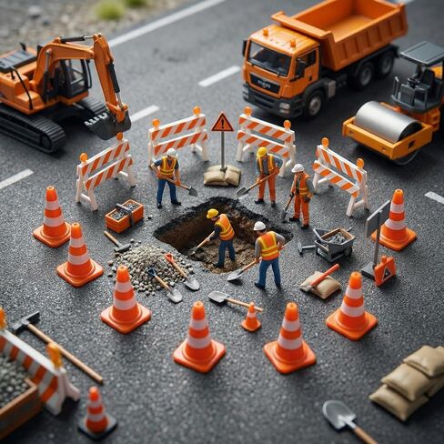 36 Pack 1 Inch Orange Mini Traffic Cones.Perfect as Construction Party Favors,Durable Small Roadblock Markers for Training Scenarios and Sports Event Setups in Saudi Arabia