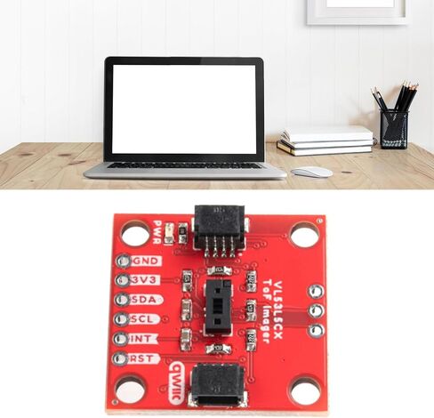أجهزة استشعار ToF Imagers VL53L5CX ثلاثية الأبعاد لرسم خرائط الغرف تصل إلى 8 × 8 مناطق، عمليات تثبيت بسيطة للتعرف على الإيماءات واكتشاف العوائق in Kuwait