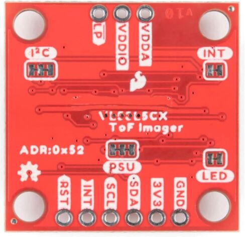 أجهزة استشعار ToF Imagers VL53L5CX ثلاثية الأبعاد لرسم خرائط الغرف تصل إلى 8 × 8 مناطق، عمليات تثبيت بسيطة للتعرف على الإيماءات واكتشاف العوائق in Kuwait