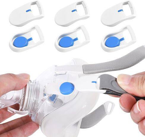Magnetic Headgear Clips for ResMed AirFit/AirTouch N20/F20/F30/F30i/F40/N10 Update Quick-Disconnect Perfect Fit with Attraction Force - 6 PCS in Saudi Arabia