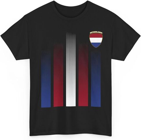 Netherlands Soccer Fan T-Shirt, Retro Dutch Flag Soccer Tee, 2026 Inspired Unisex Jersey Style Shirt, Gift for Men Women in Saudi Arabia