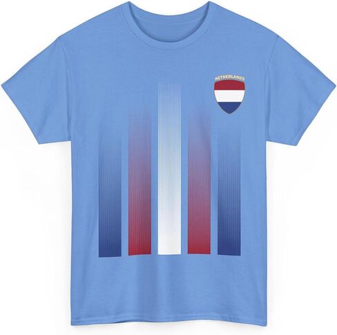 Netherlands Soccer Fan T-Shirt, Retro Dutch Flag Soccer Tee, 2026 Inspired Unisex Jersey Style Shirt, Gift for Men Women in Saudi Arabia