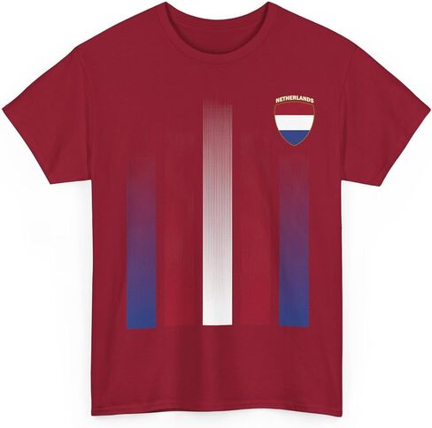 Netherlands Soccer Fan T-Shirt, Retro Dutch Flag Soccer Tee, 2026 Inspired Unisex Jersey Style Shirt, Gift for Men Women in Saudi Arabia