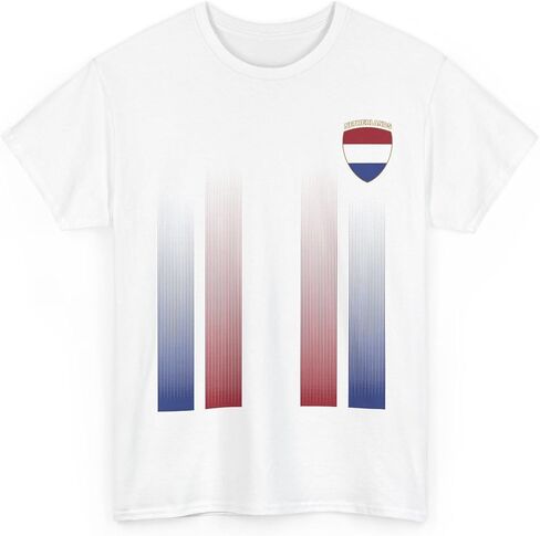 Netherlands Soccer Fan T-Shirt, Retro Dutch Flag Soccer Tee, 2026 Inspired Unisex Jersey Style Shirt, Gift for Men Women in Saudi Arabia