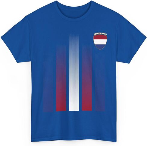 Netherlands Soccer Fan T-Shirt, Retro Dutch Flag Soccer Tee, 2026 Inspired Unisex Jersey Style Shirt, Gift for Men Women in Saudi Arabia