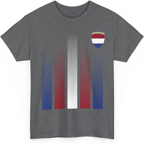 Netherlands Soccer Fan T-Shirt, Retro Dutch Flag Soccer Tee, 2026 Inspired Unisex Jersey Style Shirt, Gift for Men Women in Saudi Arabia