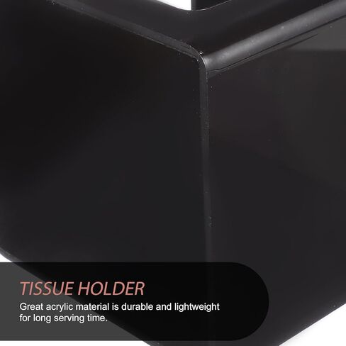 Wear-resistant Acrylic Tissue Case Napkin Holder Desktop Napkin Dispenser for Restaurant and Home Kitchen Table Use in Kuwait