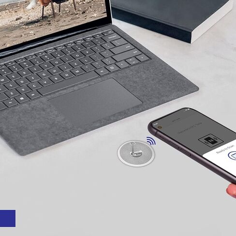 Eujgoov 50 قطعة NFC RFID ملصق علامة سبائك النحاس 504 بايت ذاكرة للتحكم في الوصول واستخدام الحرم الجامعي in Saudi Arabia