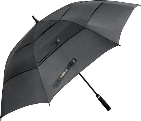 مظلة جولف LANBRELLA مظلة عصا مقاومة للرياح مظلة ثلاثية الطبقات ذات فتحات تهوية مفتوحة تلقائيًا 62 بوصة in Saudi Arabia