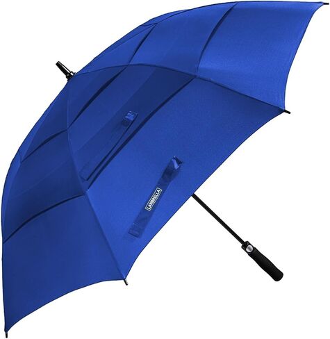 مظلة جولف LANBRELLA مظلة عصا مقاومة للرياح مظلة ثلاثية الطبقات ذات فتحات تهوية مفتوحة تلقائيًا 62 بوصة in Kuwait